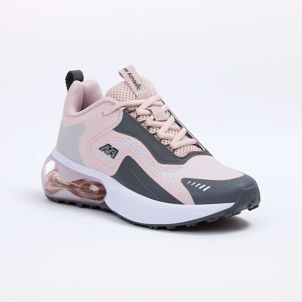 ZAPATILLAS NEW ATHLETIC LIFESTYLE LIFMAXX34 ROSADO CLARO CON GRIS