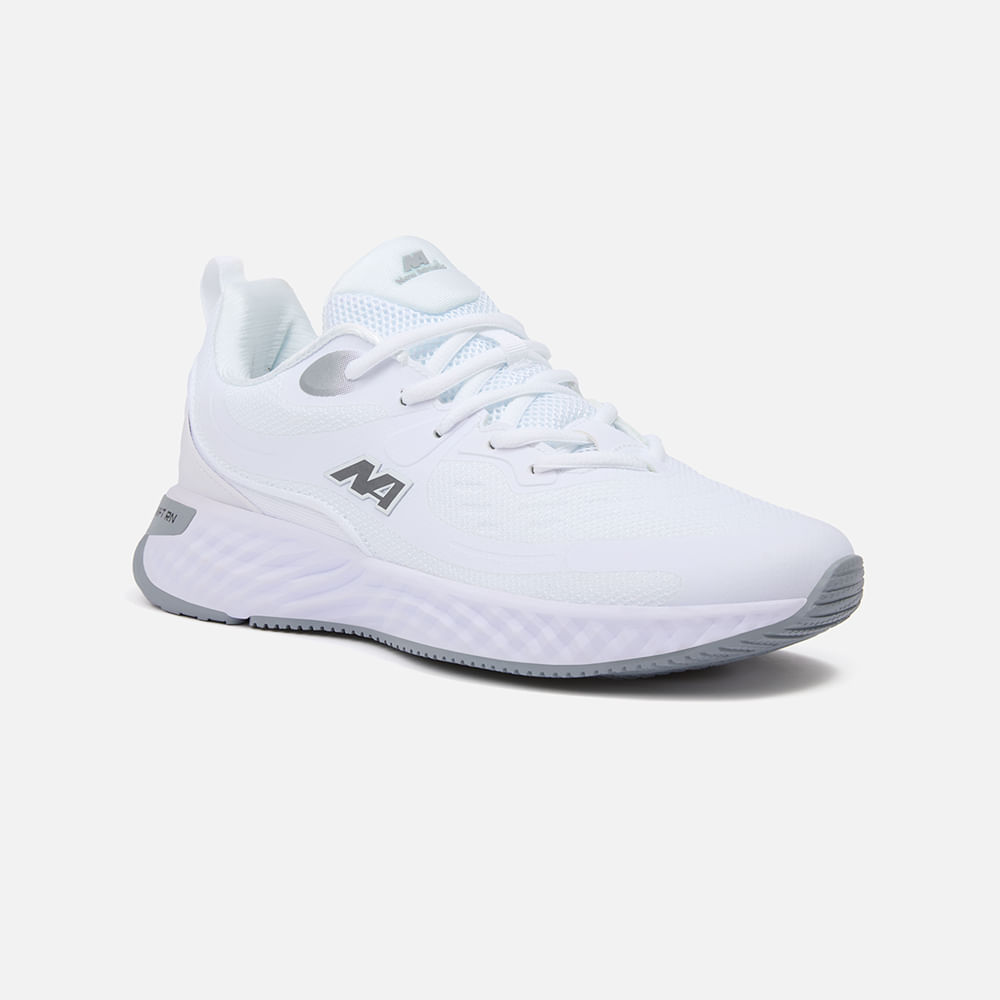 Zapatillas New Athletic Running Swift52 Blanco Con Gris Mujer