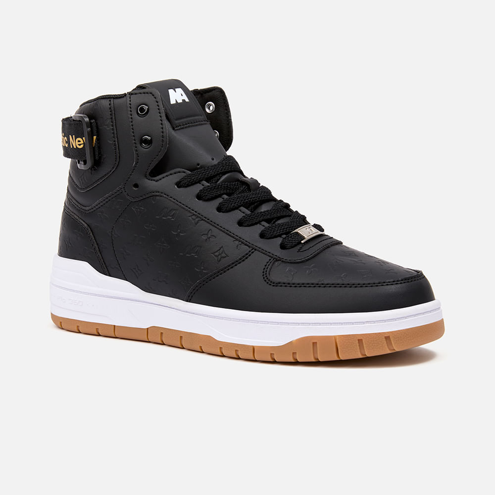 Zapatillas New Athletic Skateboarding Flip37 Negro Con Blanco Hombre