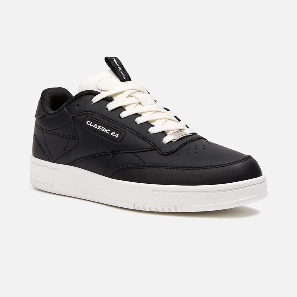 Zapatillas New Athletic Skateboarding Flip60 Negro Con Crema Hombre