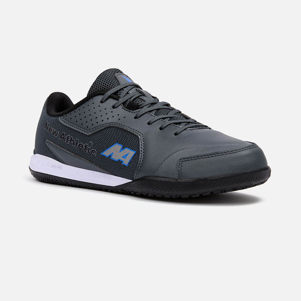 Zapatillas New Athletic Football Slabs55 Gris Oscuro Con Azul Hombre