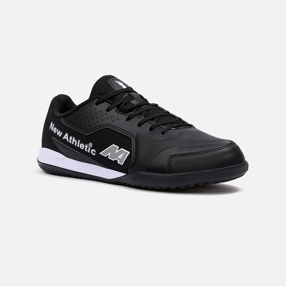 Zapatillas New Athletic Football Slabs55 Negro Con Blanco Juvenil