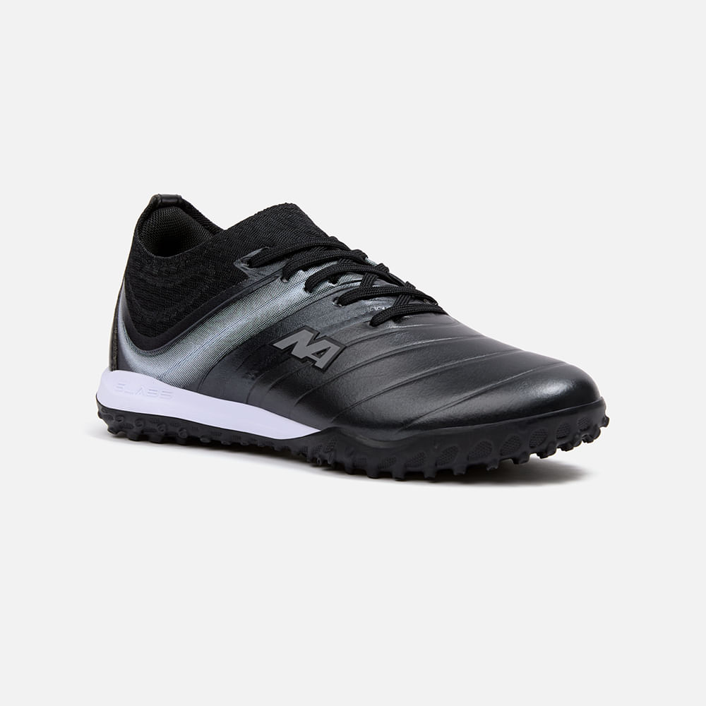 Zapatillas New Athletic Football Negro Con Blanco Juvenil