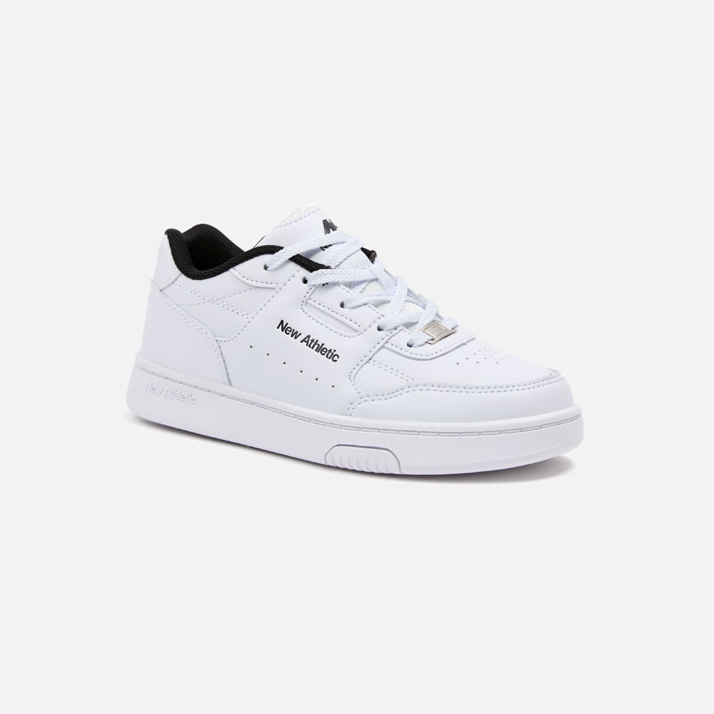 Zapatillas New Athletic Skateboarding Cult87 Teens Blanco Con Negro Unisex